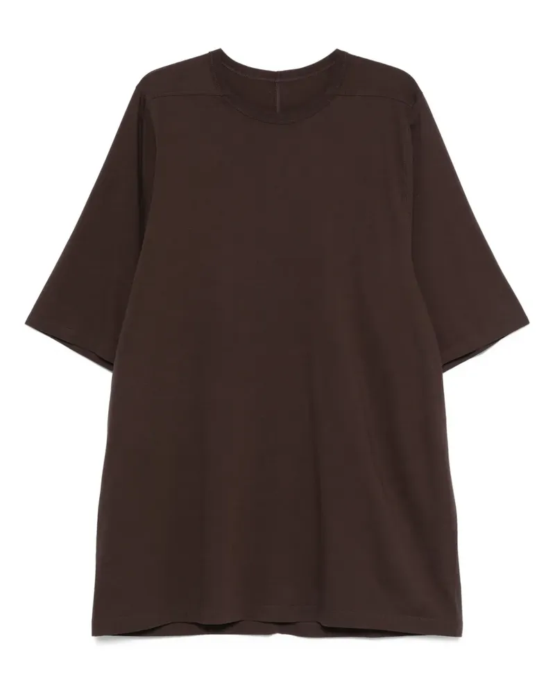Rick Owens T-Shirt mit Rundhalsausschnitt - Braun Braun