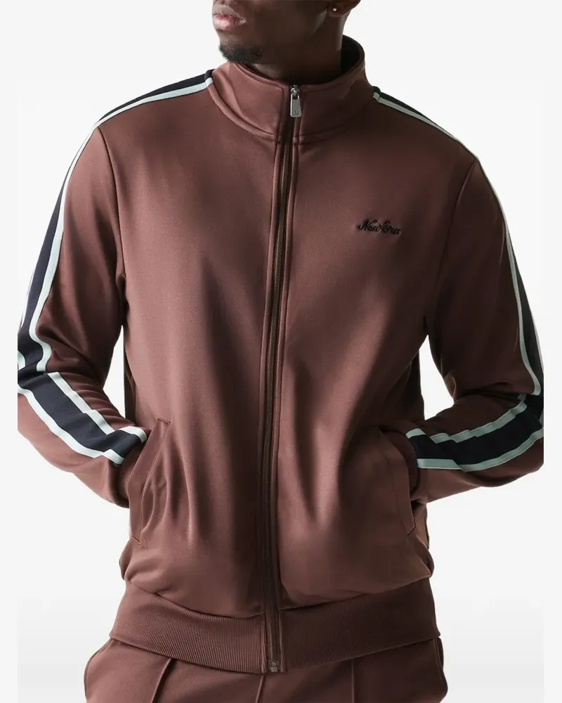 New Era Script Sportjacke - Braun Braun