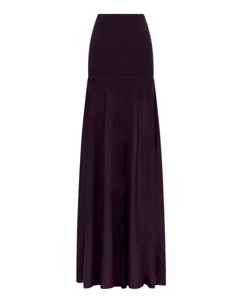 Paco Rabanne Gestrickter Maxirock - Violett Violett
