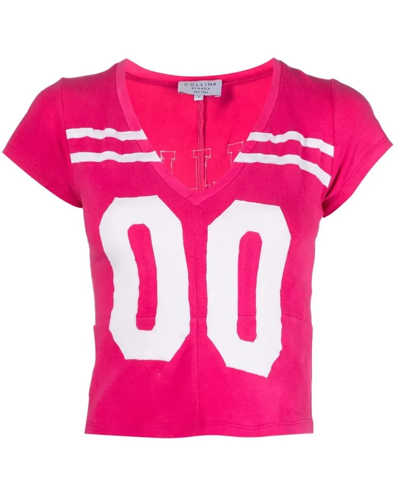 Collina Strada T-Shirt mit Logo-Print - Rosa Rosa