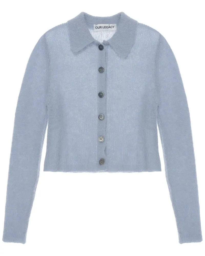 Our Legacy Mazzy Strickoberteil - Blau Blau