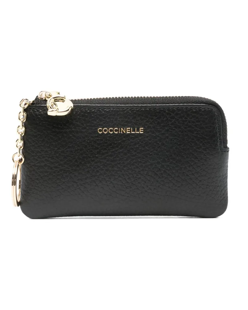Coccinelle Klassisches Portemonnaie - Schwarz Schwarz