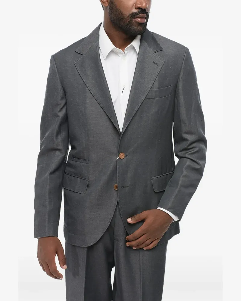 Brunello Cucinelli single-breasted suit - Grau Grau