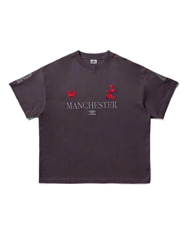 Umbro T-Shirt mit Stickerei - Violett Violett