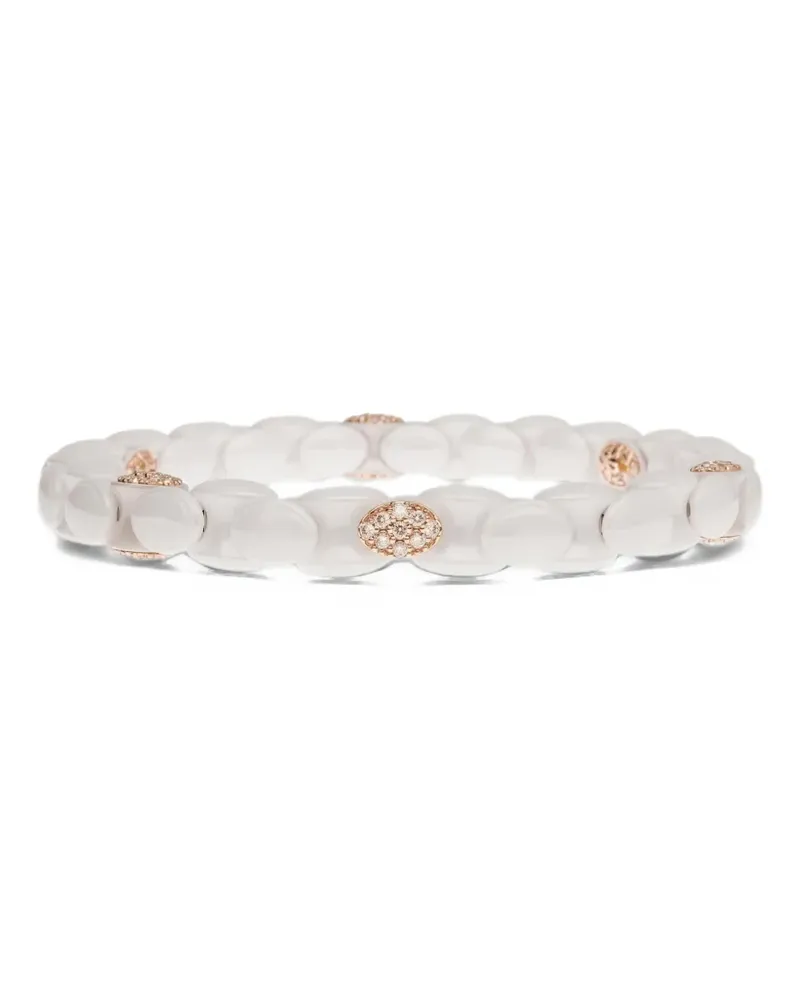 Roberto Demeglio Anaconda Armband mit Diamanten - Weiß Weiß
