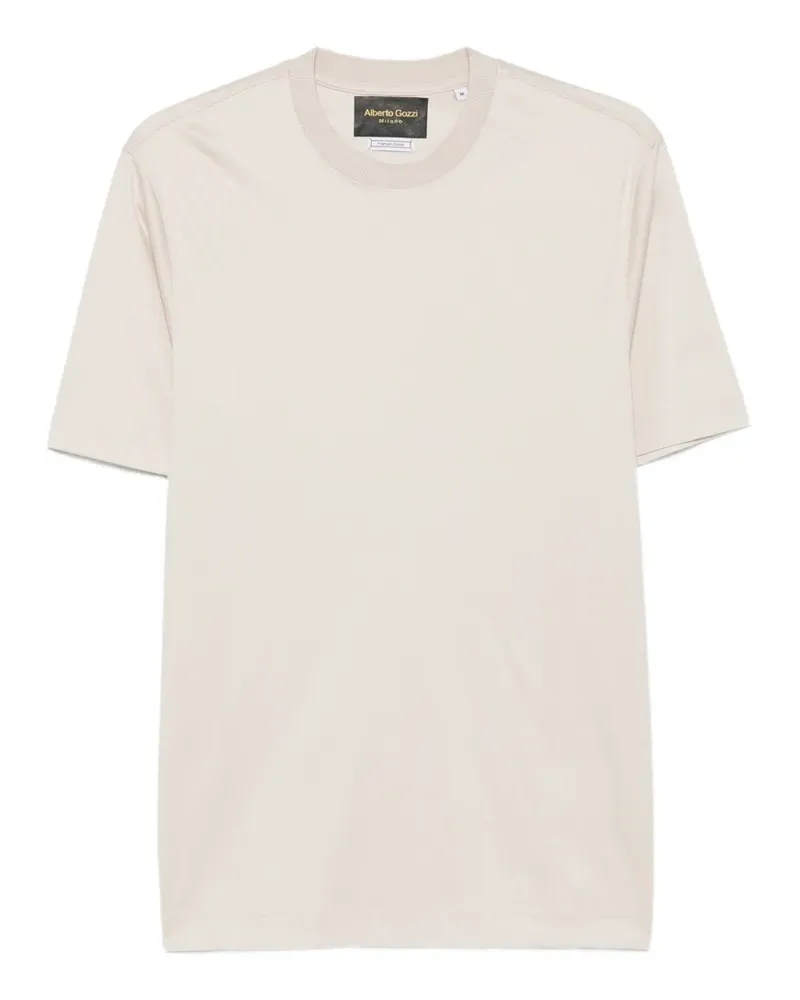 Alberto Gozzi crew-neck T-shirt - Nude Nude