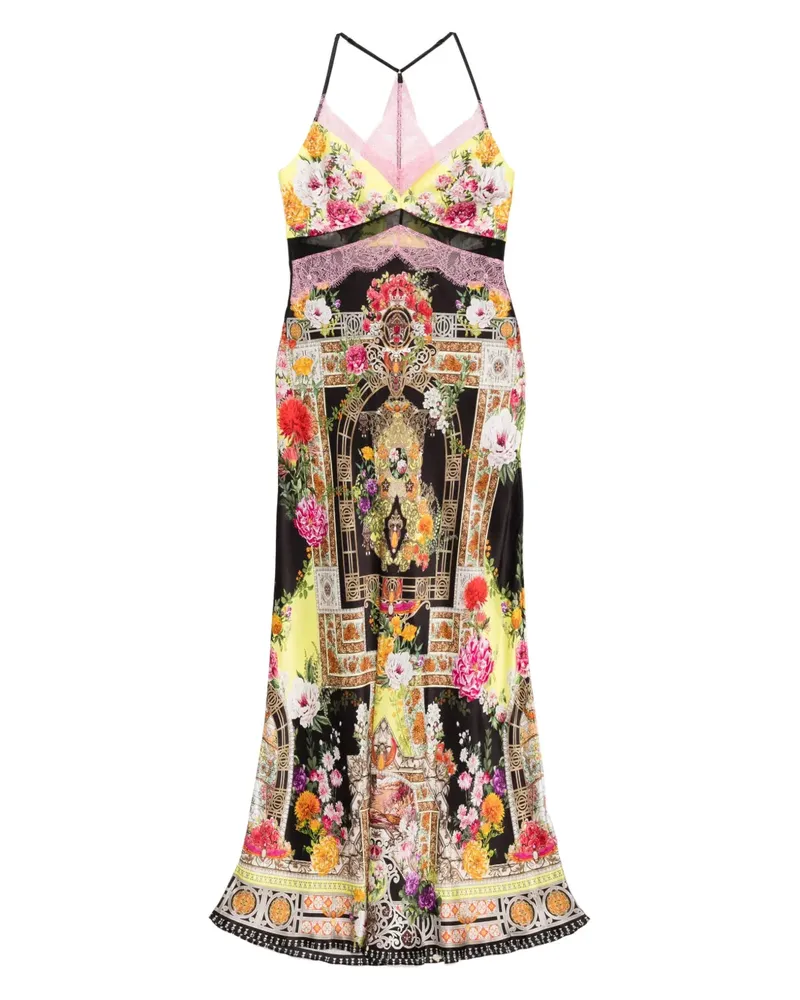 Camilla The Adorned in Alexandria Splice Maxikleid - Schwarz Schwarz