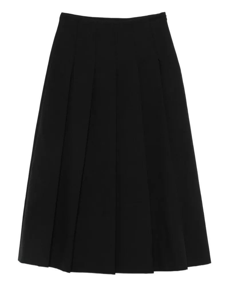 Róhe pleated midi skirt - Schwarz Schwarz