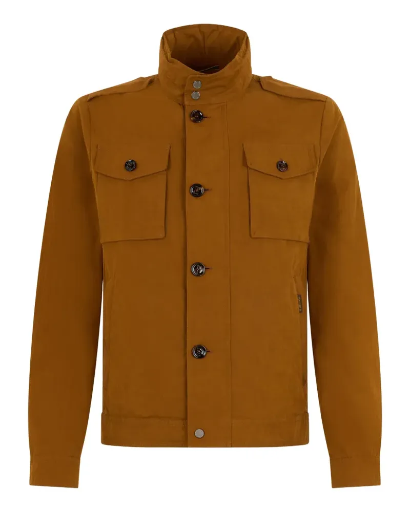 MOORER buttoned chest-pocket jacket - Braun Braun