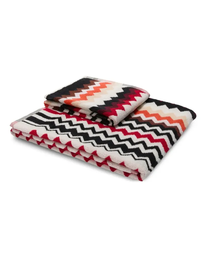 Missoni Home Best Badetuch-Set mit Zickzackmuster - Weiß Weiß