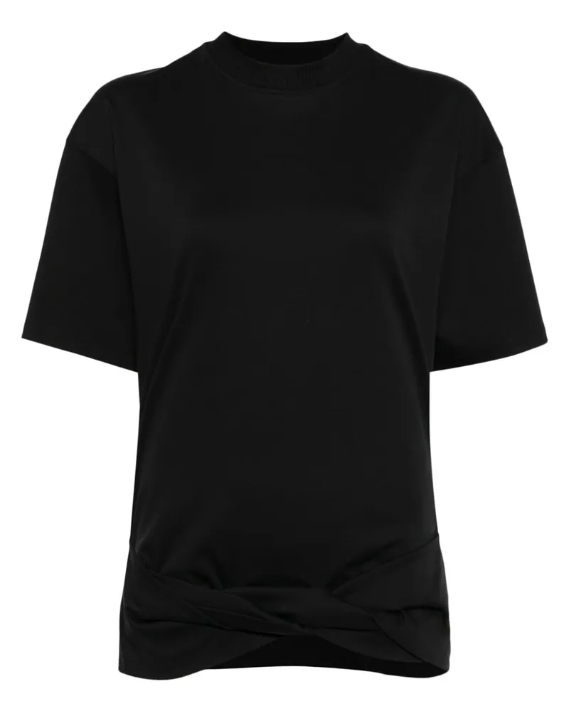 OFF-WHITE T-Shirt mit Pfeilstickerei - Schwarz Schwarz