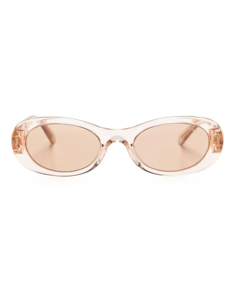Miu Miu Sonnenbrille mit ovalem Gestell - Rosa Rosa