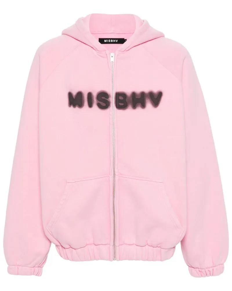 MISBHV Hoodie mit Logo-Print - Rosa Rosa