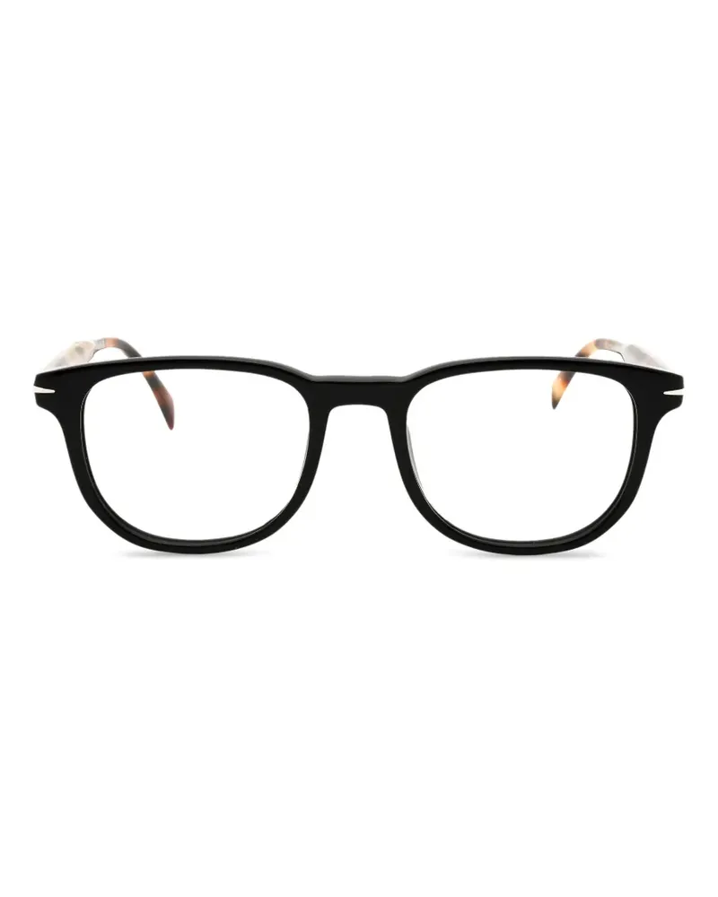 EYEWEAR by DAVID BECKHAM Eckige Brille in Schildpattoptik - Schwarz Schwarz