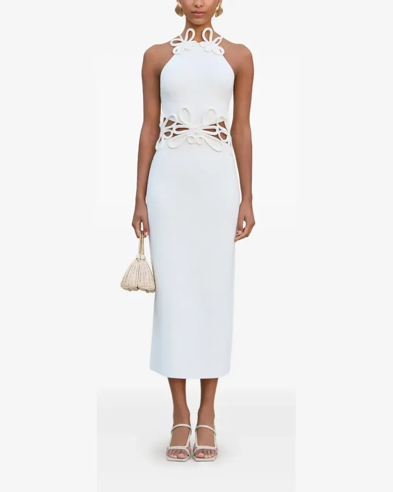 Cult Gaia Jena Midikleid - Weiß Weiß