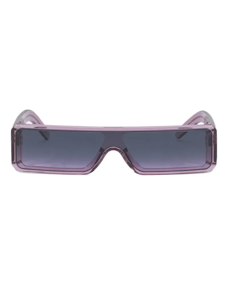 Rick Owens Gethshades Sonnenbrille mit eckigem Gestell - Violett Violett