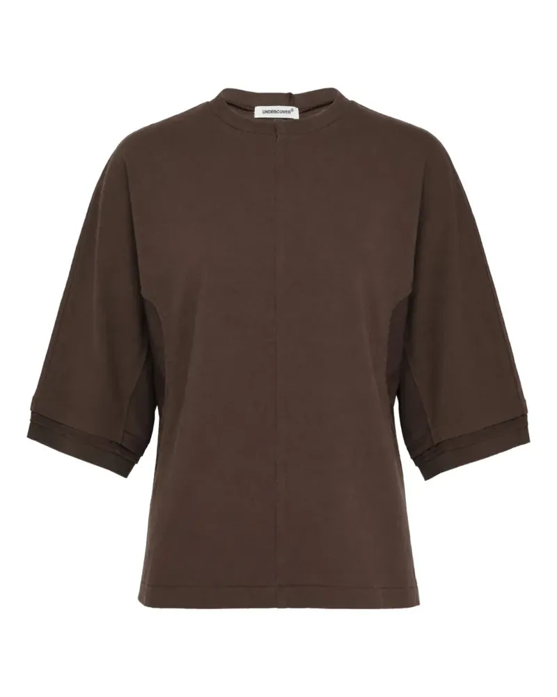 Undercover panelled short-sleeve T-shirt - Braun Braun