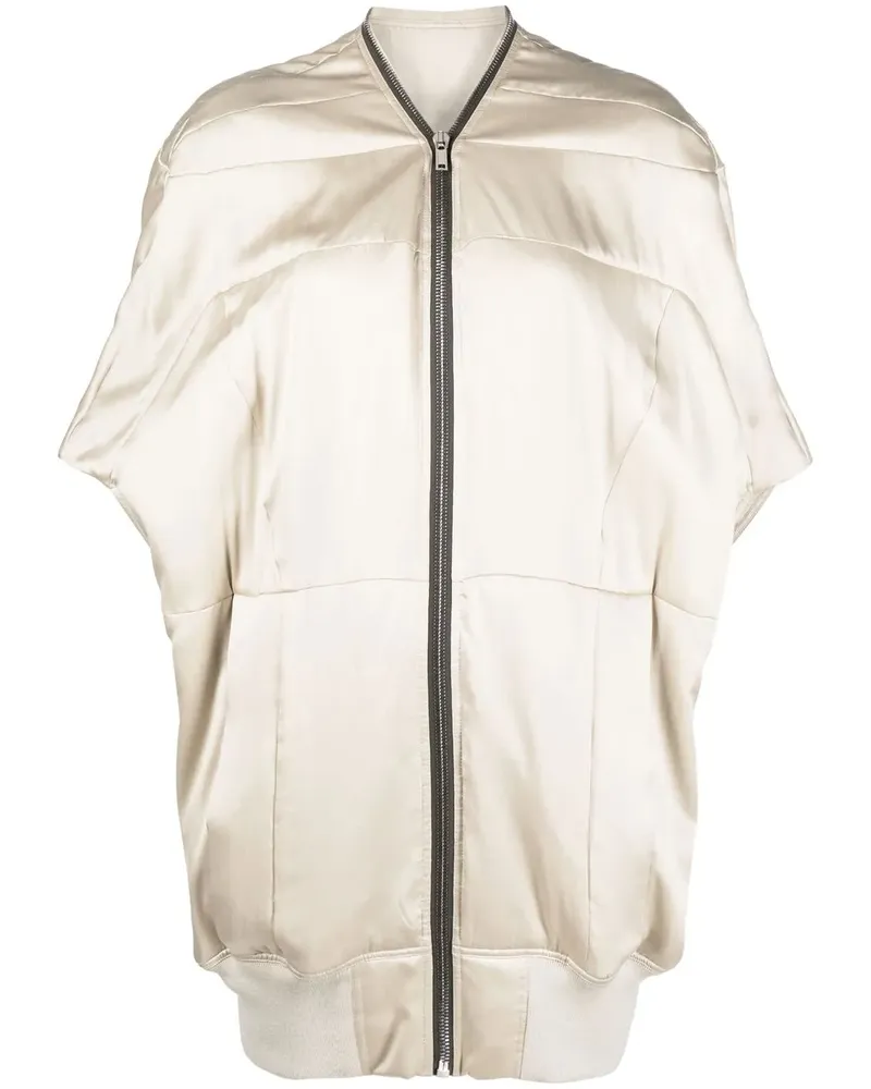 Rick Owens Gefütterte Jacke mit Reißverschluss - Nude Nude