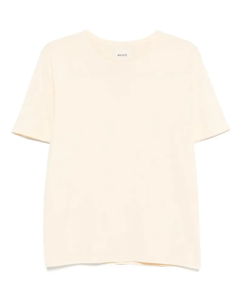 KHAITE Klassisches T-Shirt - Gelb Gelb