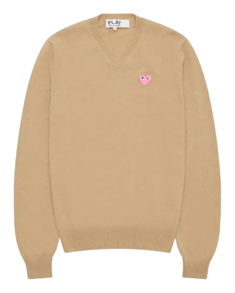 Comme des Garçons Pullover mit V-Ausschnitt - Braun Braun