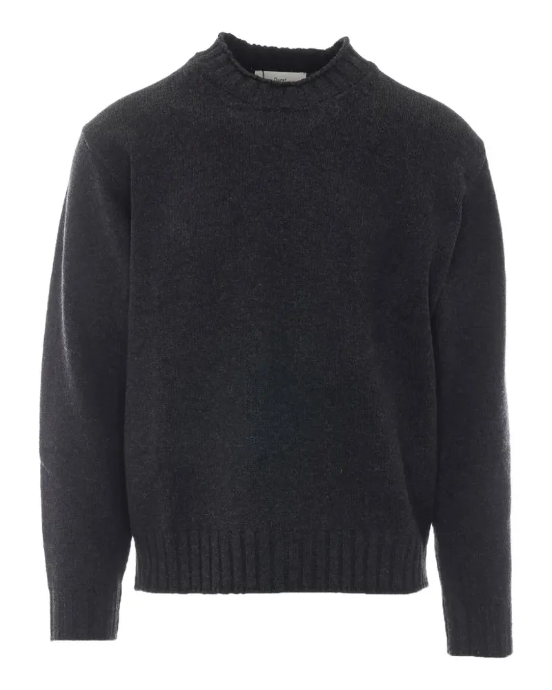 Dunst Pullover mit gerippten Details - Grau Grau