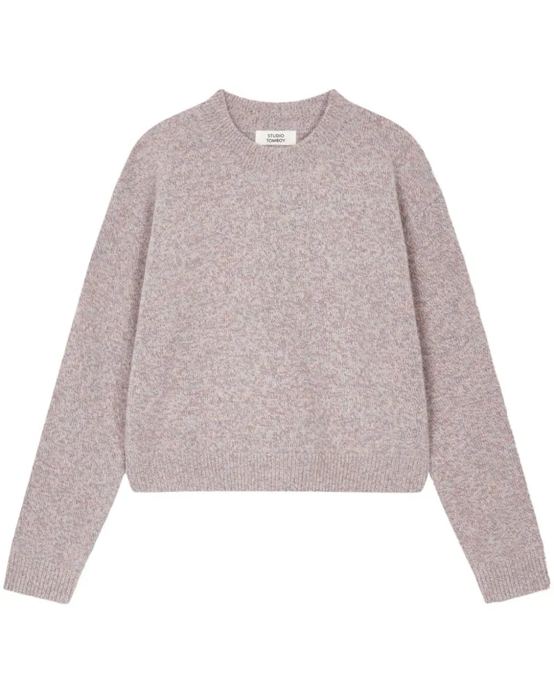 STUDIO TOMBOY Pullover mit Rundhalsausschnitt - Rosa Rosa