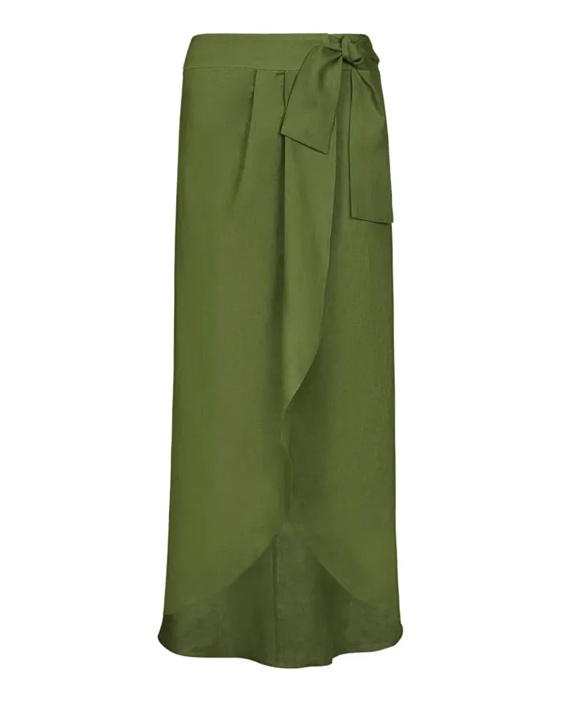 Johanna Ortiz Safari midi skirt - Grün Grün