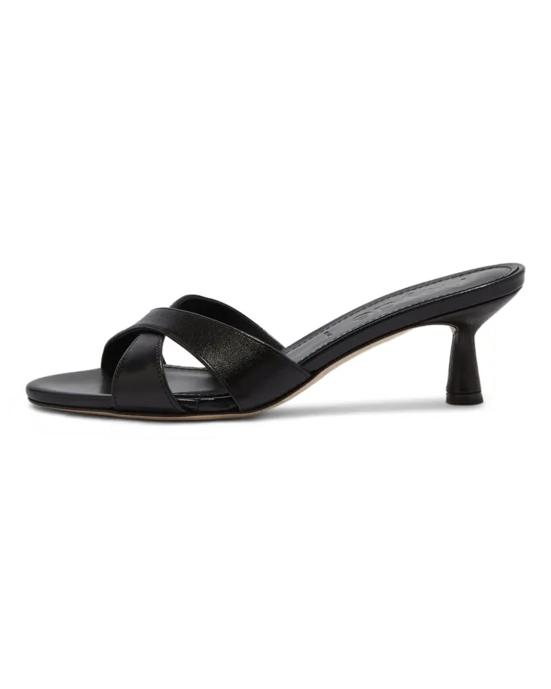 aeyde Vero crossover strap sandals - Schwarz Schwarz