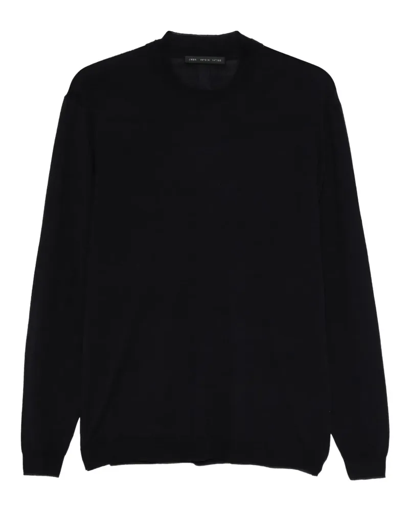 Low Brand Pullover mit rundem Ausschnitt - Schwarz Schwarz