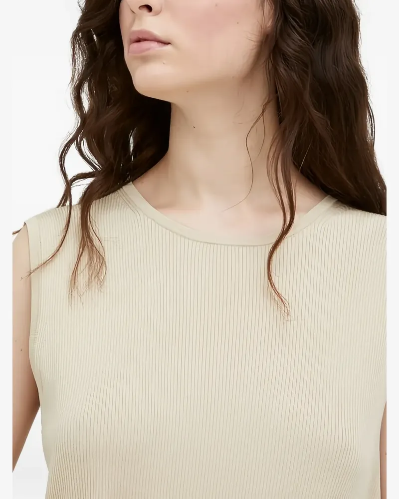 Drykorn Geripptes Strickoberteil - Nude Nude