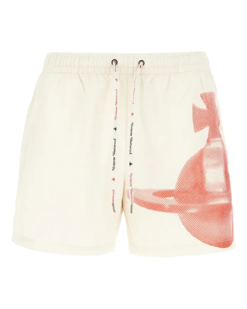Vivienne Westwood Kordelzug-Badeshorts mit Orb-Print - Nude Nude