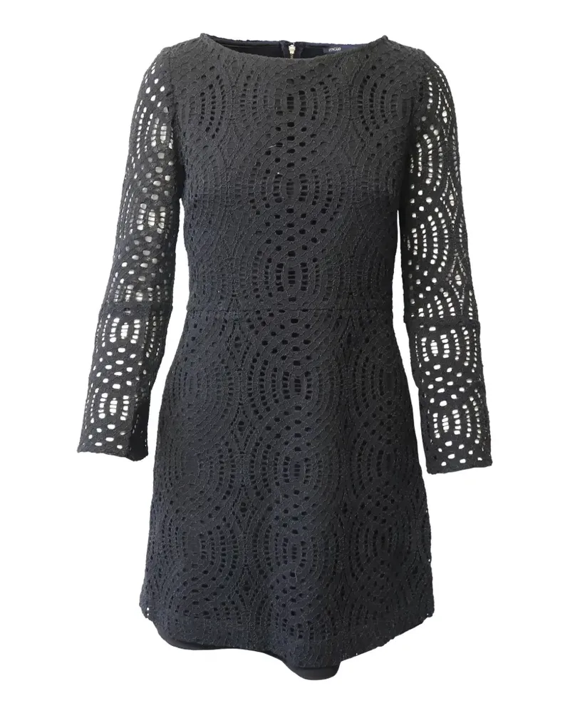 Maje cutout lace dress - Schwarz Schwarz
