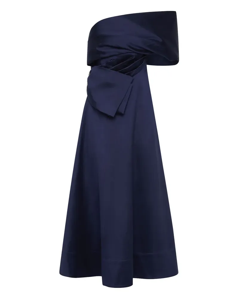 Rachel Gilbert Asymmetrisches Archer Abendkleid - Blau Blau
