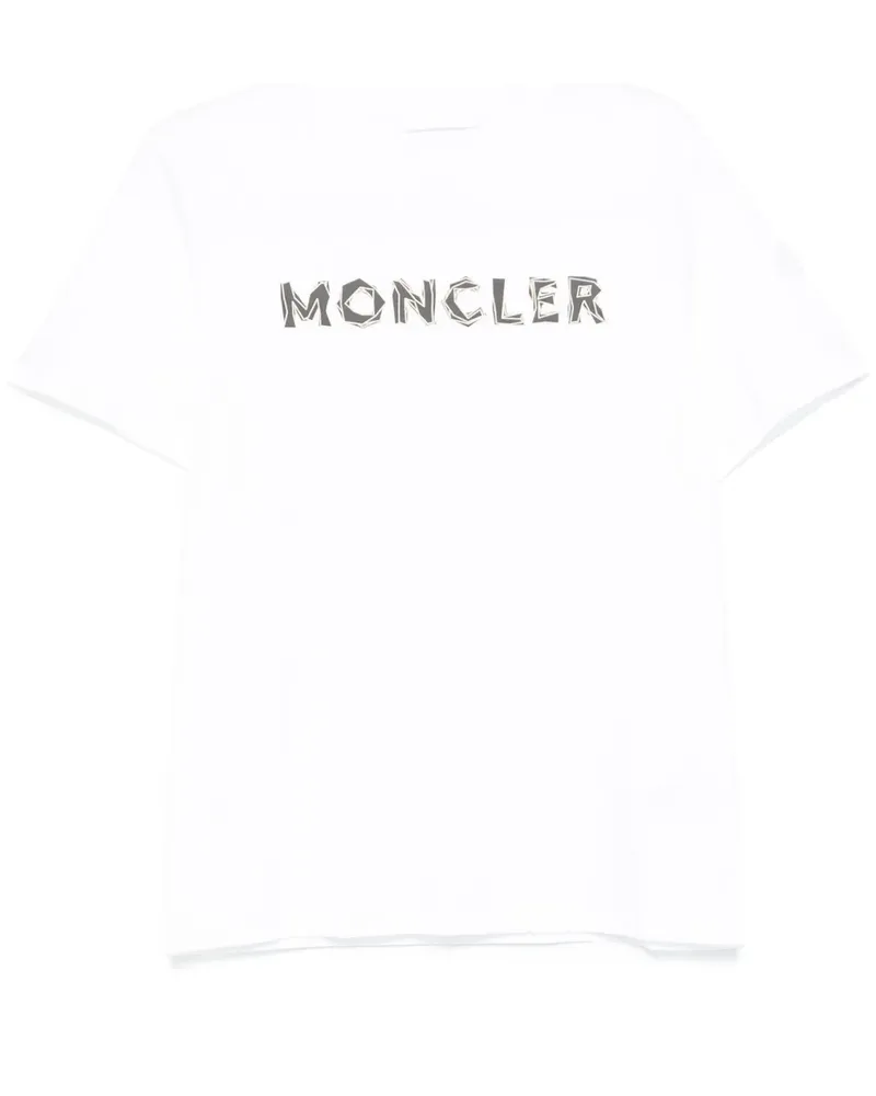 Moncler Klassisches T-Shirt - Weiß Weiß