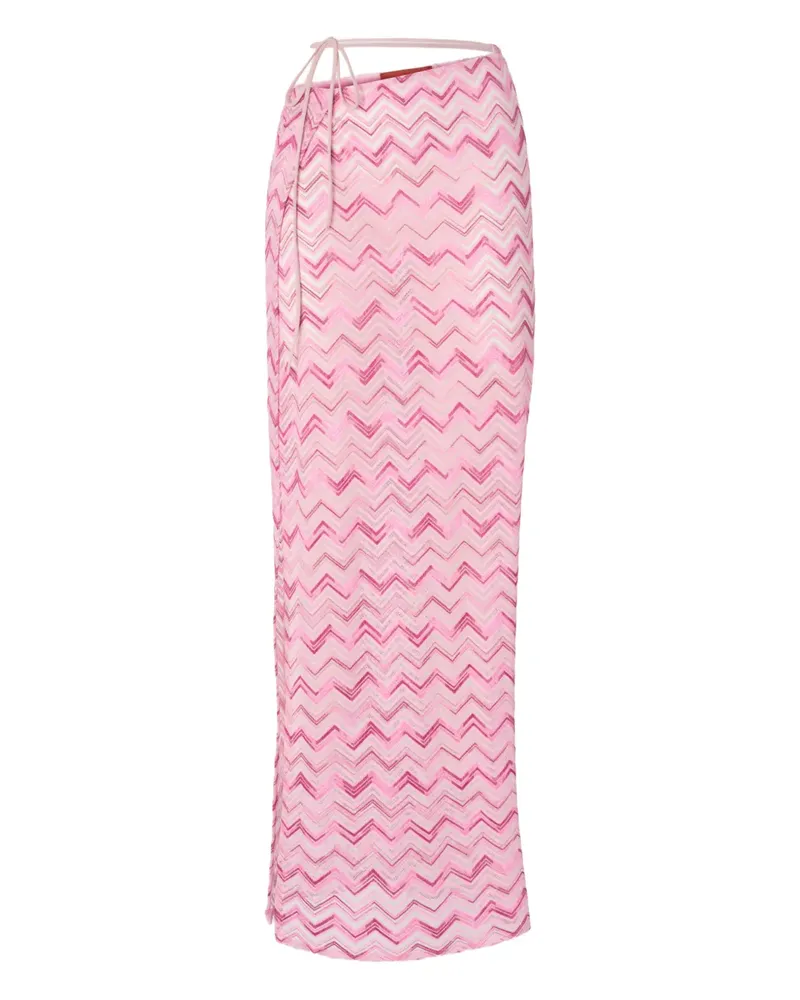 Missoni Rock mit Zickzackmuster - Weiß Weiß