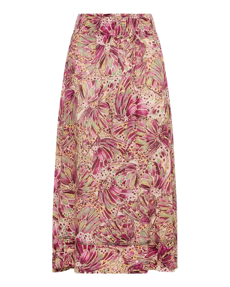 Maliparmi printed elasticated midi skirt - Gelb Gelb