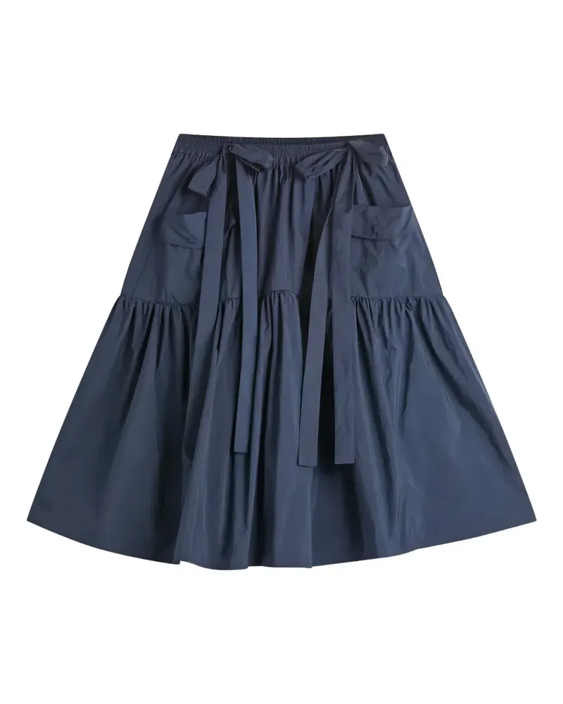 Cecilie Bahnsen CBcai bow tiered midi skirt - Blau Blau