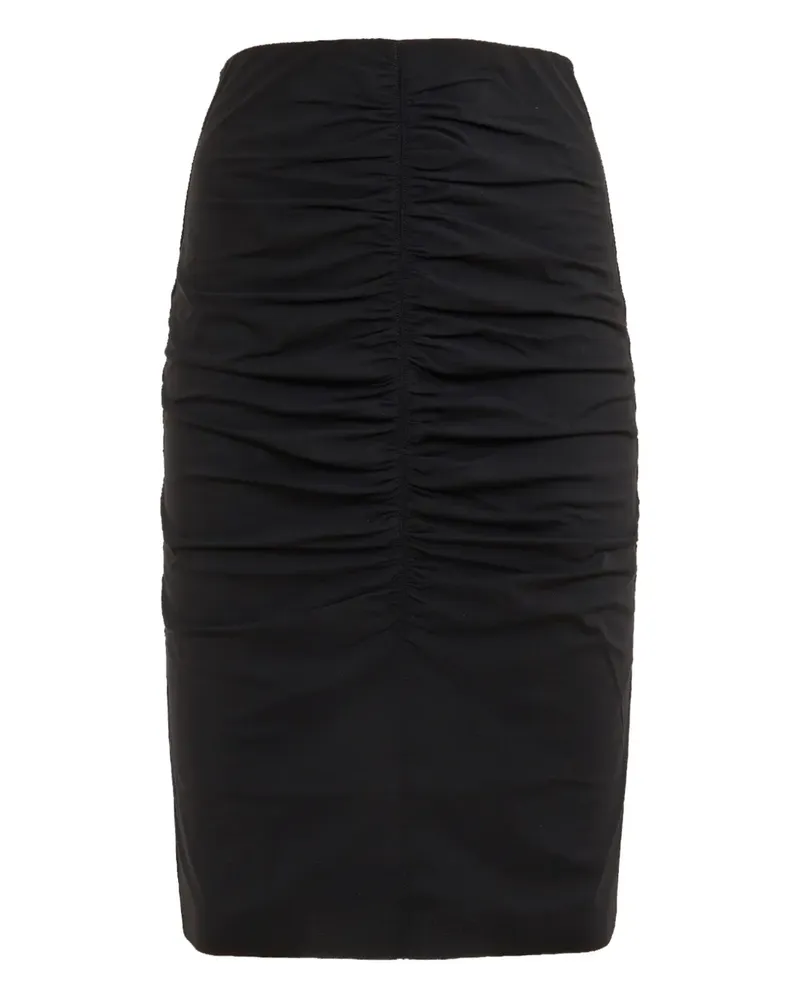 Wolford Geraffter Bleistiftrock - Schwarz Schwarz