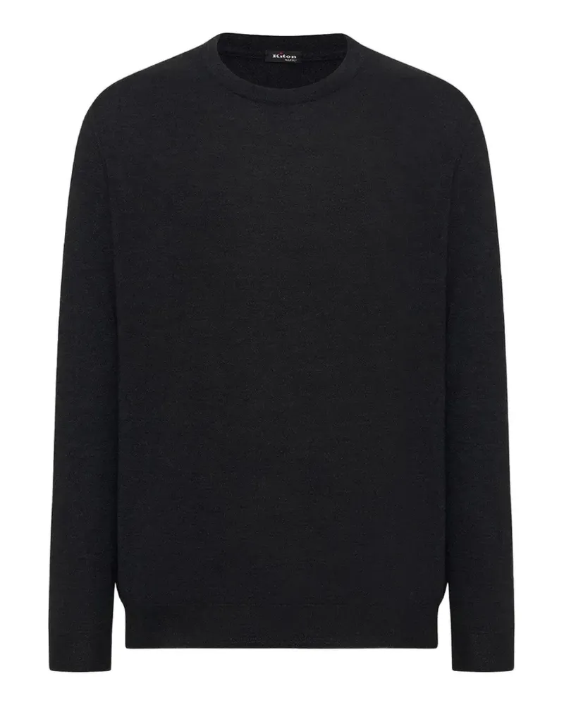 Kiton Pullover mit Rundhalsausschnitt - Schwarz Schwarz