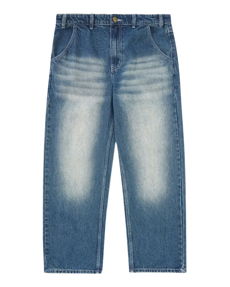 Butter Goods logo-embroidered jeans - Blau Blau