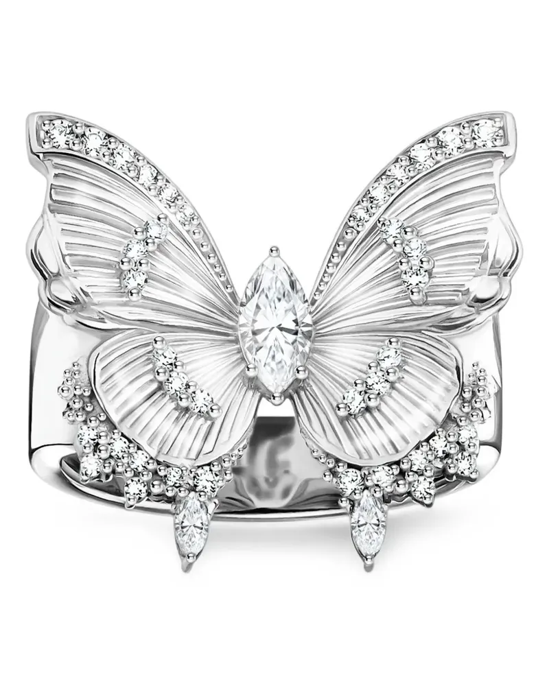 Thomas Sabo Butterfly Paradise Cocktailring - Silber Silber