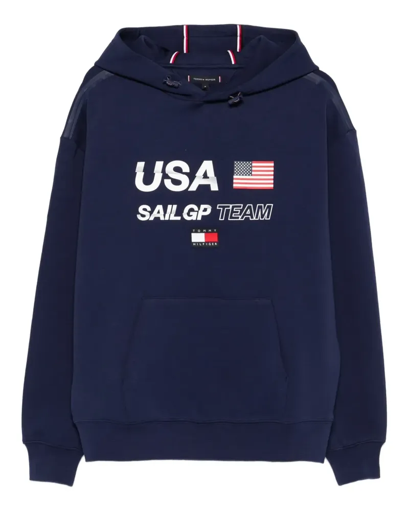 Tommy Hilfiger x Sail GP USA Team hoodie - Blau Blau