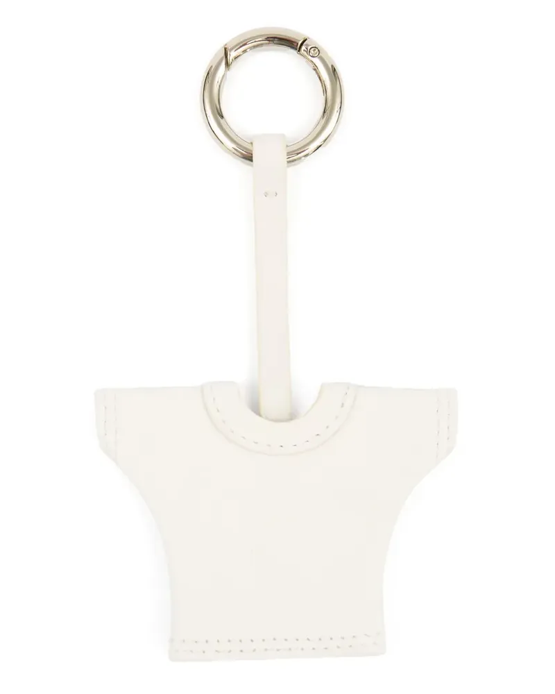 Maison Margiela Schlüsselanhänger mit T-Shirt - Weiß Weiß