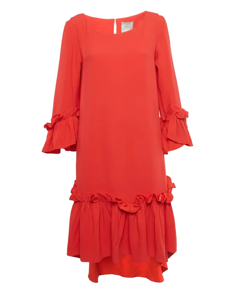 INGIE Paris gathering-detail mini dress - Rot Rot