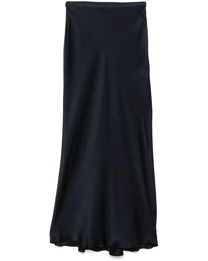 Anine Bing Midirock aus Seide - Blau Blau