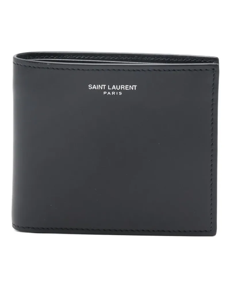 Saint Laurent Portemonnaie mit Logo - Schwarz Schwarz