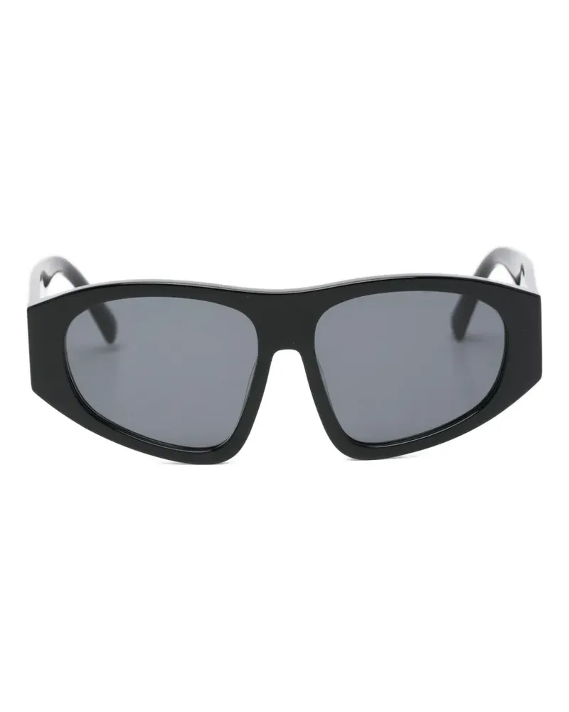 Patrizia Pepe visor geometric sunglasses - Schwarz Schwarz