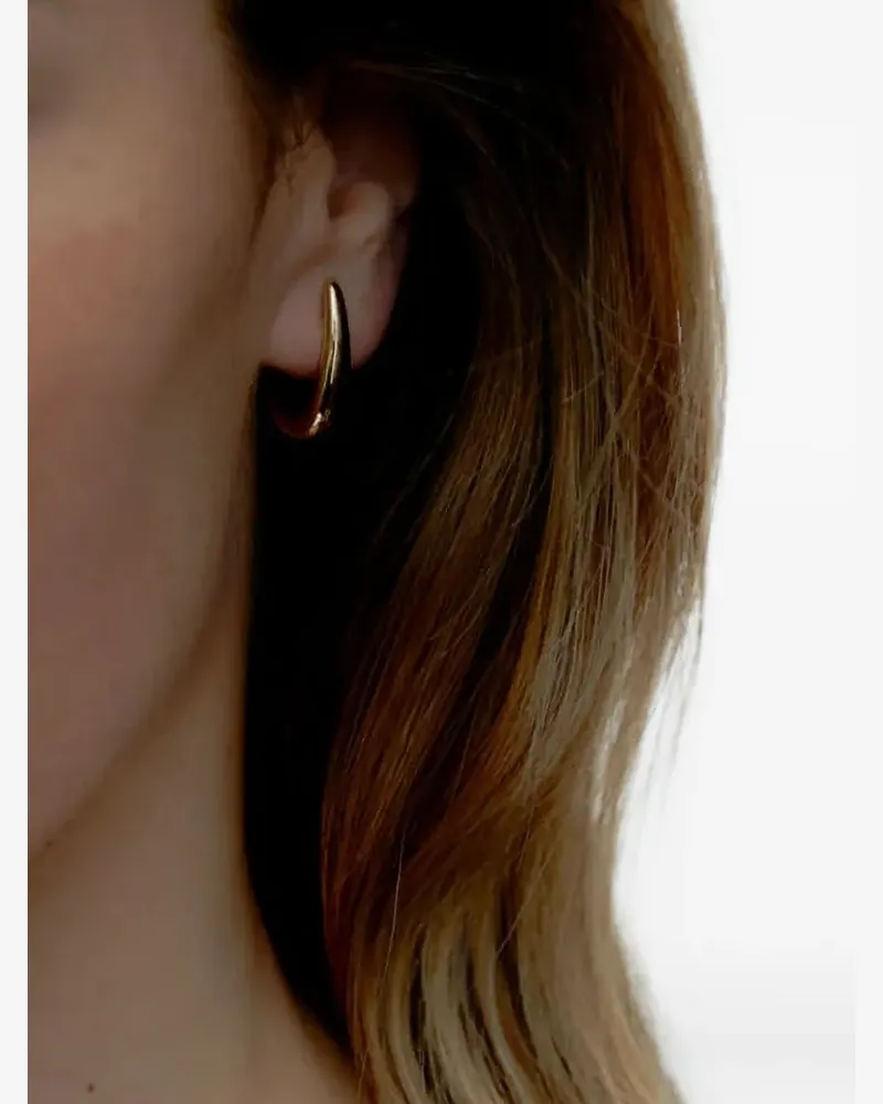 RAGBAG Dualism Sculptural earrings - Gold Gold