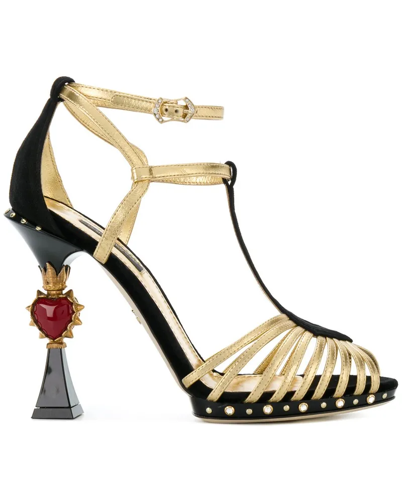 Dolce & Gabbana Bette Sandalen 105mm - Schwarz Schwarz