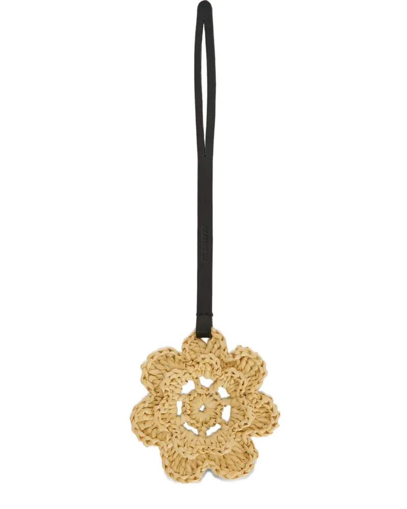 Jil Sander flower bag charm - Nude Nude